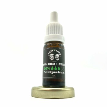 Huile de CBD 20% + CBN 5% Tom&Jazy